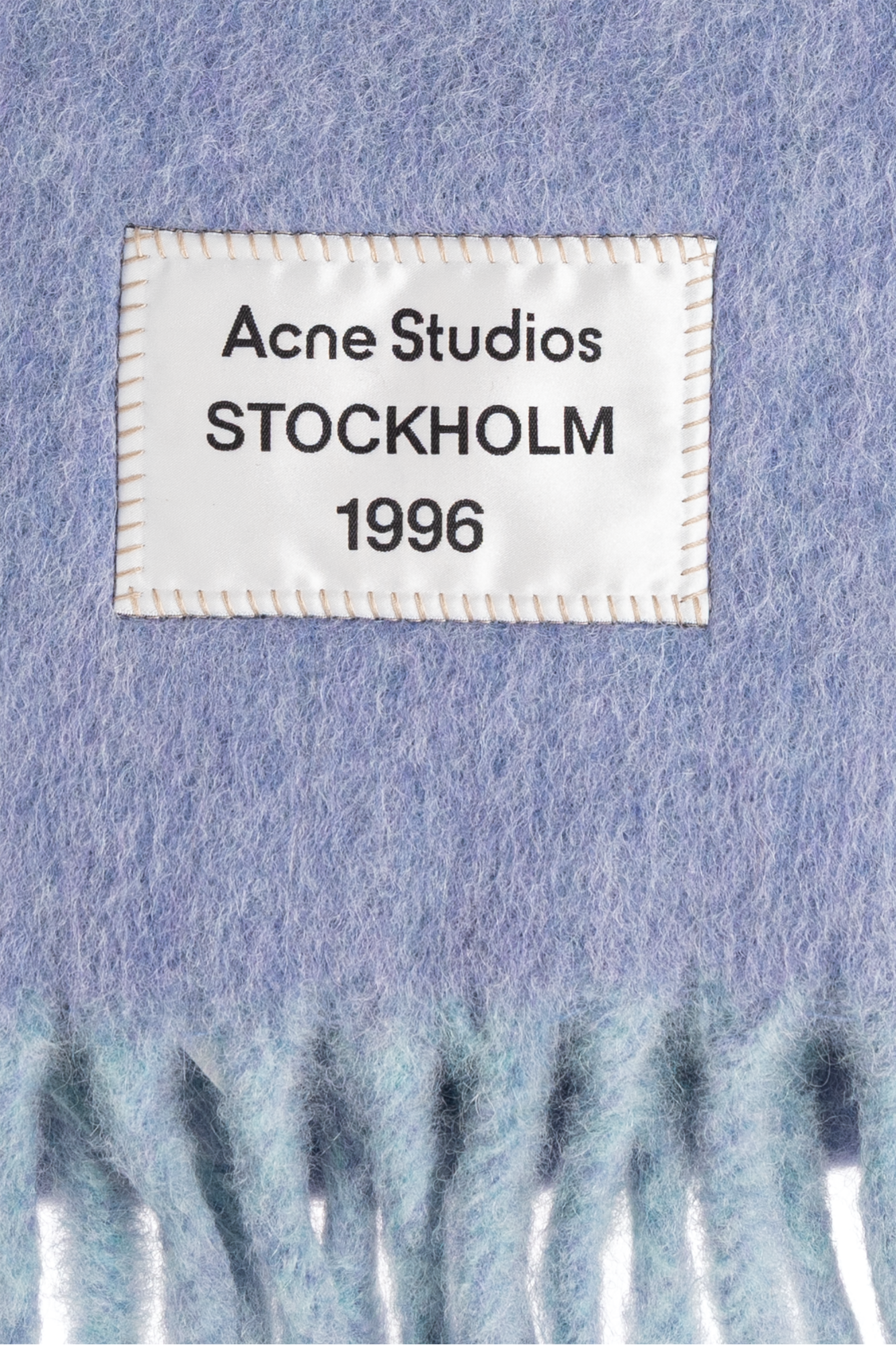 Blue Scarf with logo Acne Studios - Vitkac AS